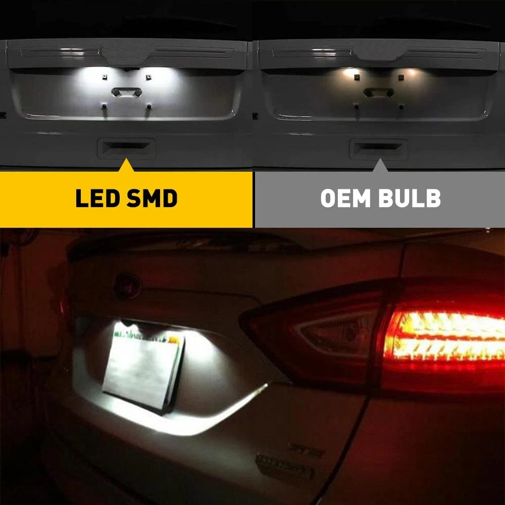 Full LED License Plate Light for Ford C-Max Ranger Econoline Wagon (2013–2018)
