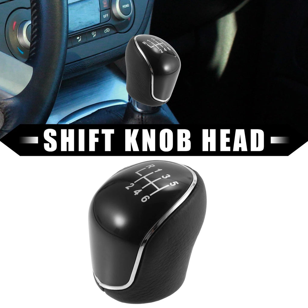 6 Speed Manual Shift Knob for Ford Mondeo MK3 (2000–2007) - Black Faux Leather
