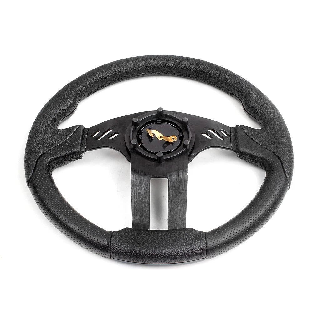 Set of 2 Black Hub Adapters for Club Car DS Golf Cart Steering Wheel