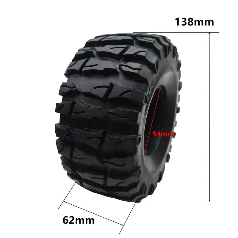 2X Rock Crawler 2.2" Tires Soft with Foams for Axial Wraith RR10 SCX10 Jeep