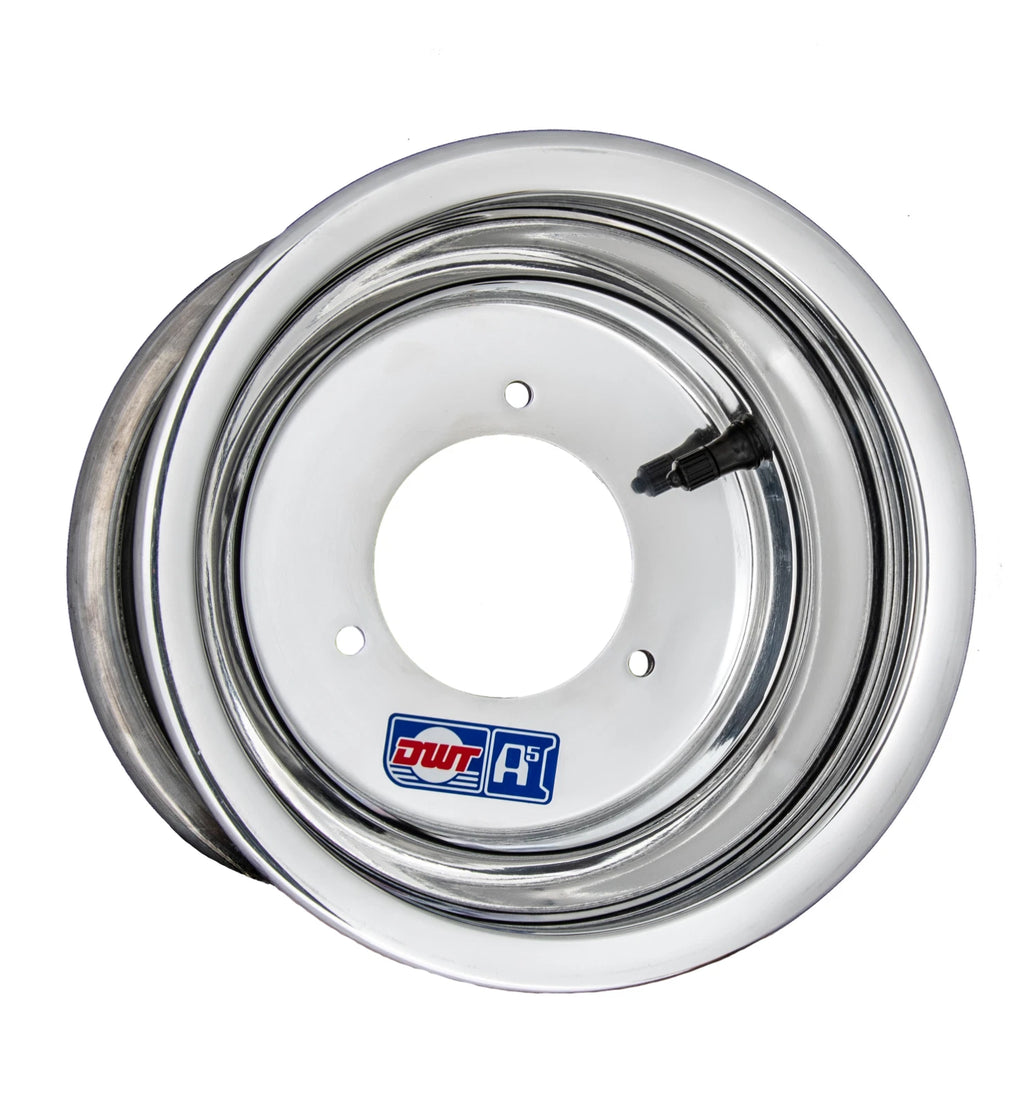 Set of 2 Polished Aluminum 8" Rolled Lip Wheels for Honda ATC 70 (1970–1980)
