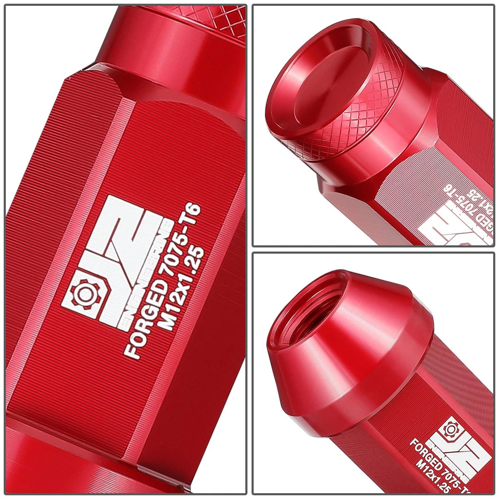 Set of 20 Closed End Lug Nuts M12 X1.25 24mm OD for J2 Engineering