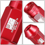 Set of 20 Closed End Lug Nuts M12 X1.25 24mm OD for J2 Engineering