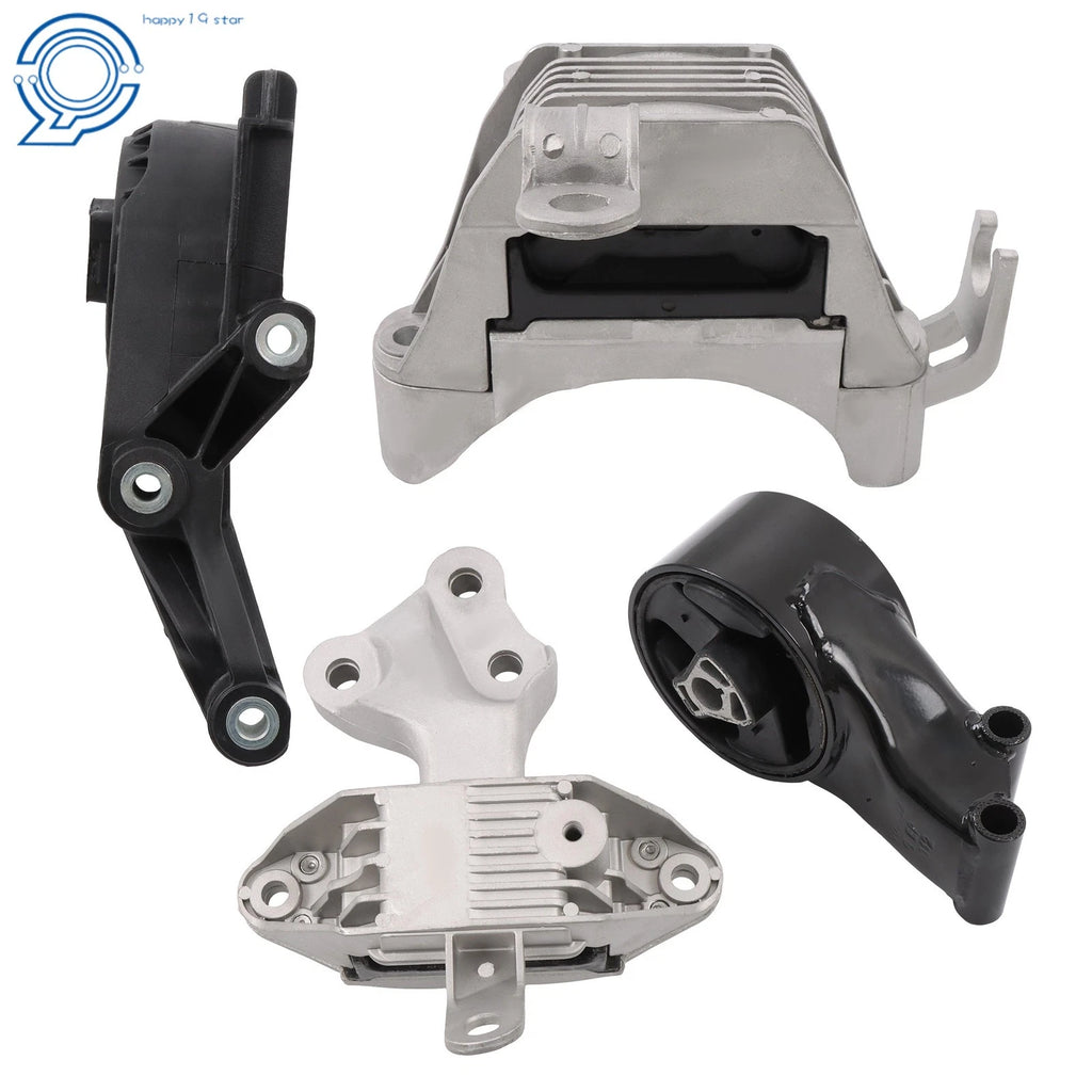 Set of 4 Engine and Transmission Mounts for Chevrolet Cruze (2011–2016)