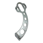 Custom Chrome Steel Brackets with Drilled Holes for 1928-1931 Model A Tail Light