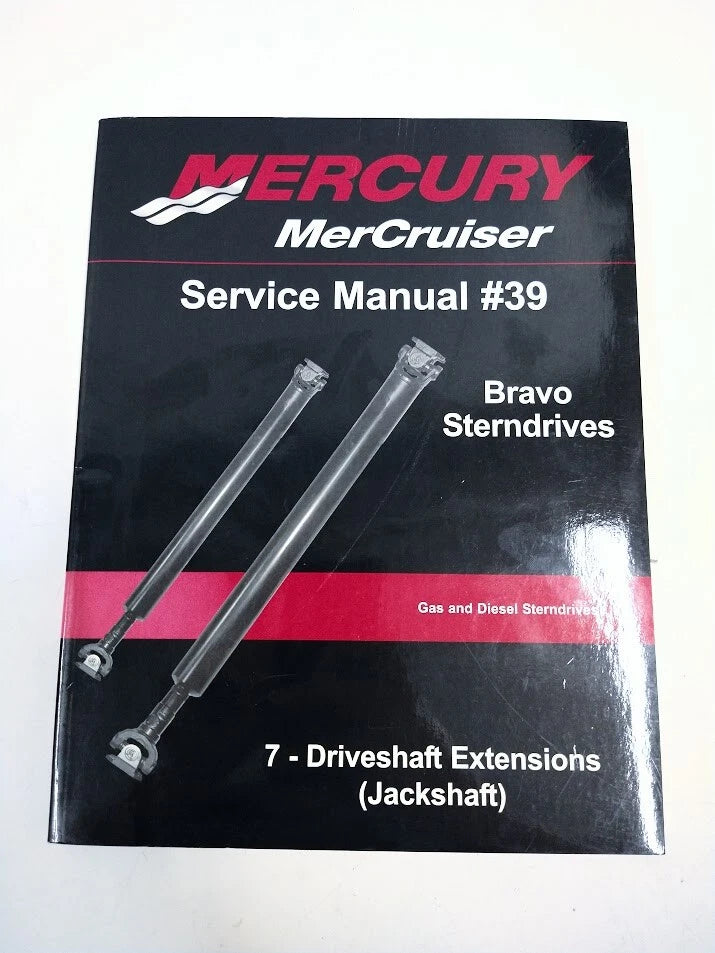 Service Manual for Mercury MerCruiser Bravo Sterndrives #39 (90-865612T01)