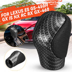 Carbon Look Gear Shift Knob for Lexus ES GS-450h GX IS NX RC GX-460 (2010–2020)