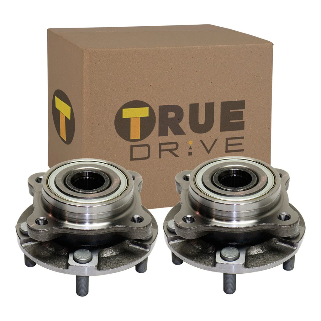 Set of 2 Wheel Hubs for Mitsubishi Lancer (2003–2006) Front AWD