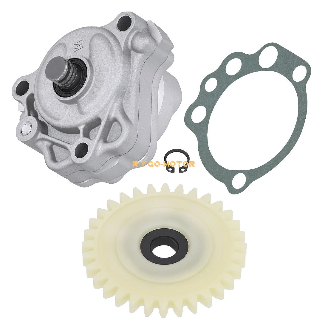 Oil Pump & Drive Gear w/ Gasket for Yamaha Raptor 660R (2001–2005)