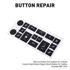 Set of 2 Control Button Repair Decals for Cadillac Escalade (2002–2020)