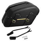 Microfiber Leather Saddlebags for Harley Fat Boy Breakout (2018–2024)