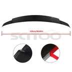 Real Carbon Fiber Rear Trunk Lid Spoiler for Infiniti G37 G25 (2007–2013)