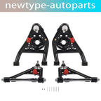 Set of 4 Tubular Control Arms for Camaro (1967–1969) & Nova (1968–1974) Black