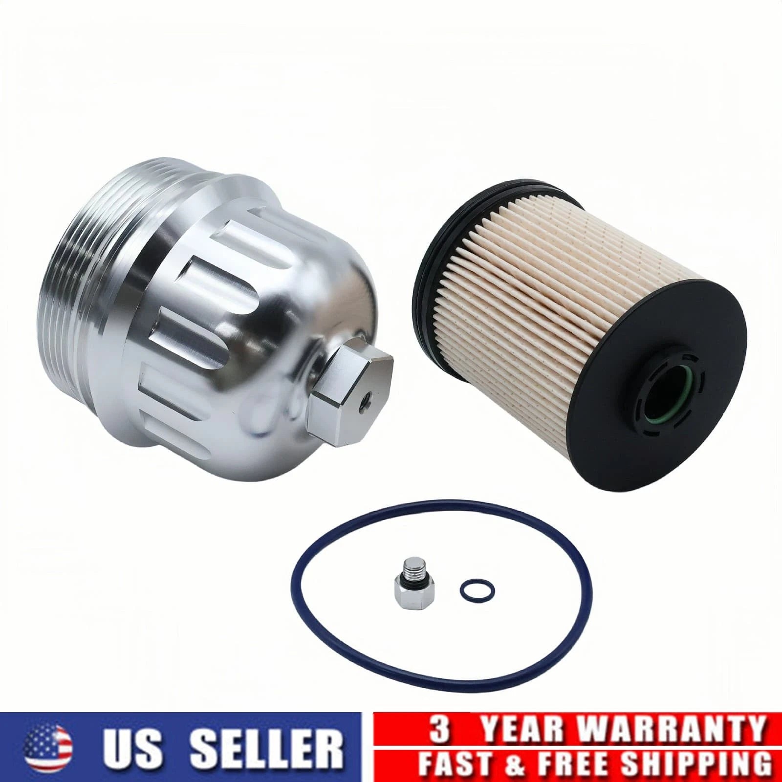 Fuel Filter Housing Cap for Chevy Silverado 2500HD 3500HD (2017–2020) TP1015 134001