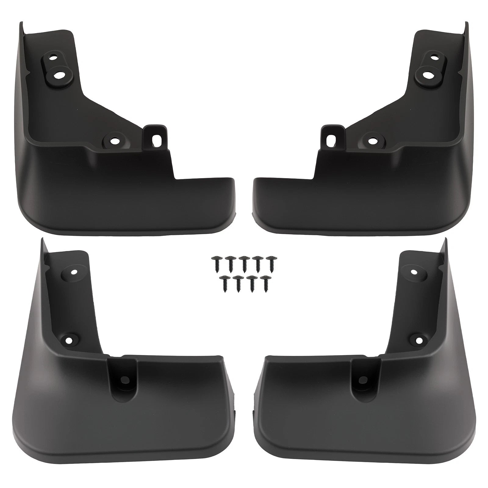 Set of 4 Mud Flaps for Mazda CX-5 (2022–2025) Black