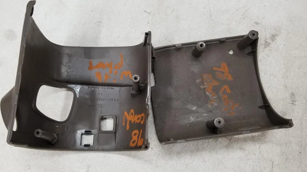 Set of 2 Steering Column Finishing Panels for Lincoln Continental (1998–2002)