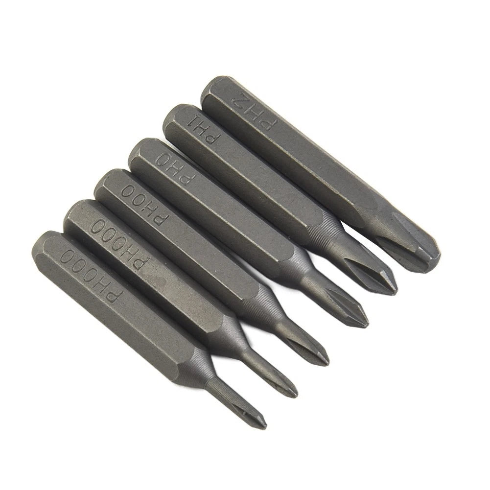 Hex Screwdriver Bits Set of 3 H4x28mm PH00 PH000 PH0000 Replacement Accessories