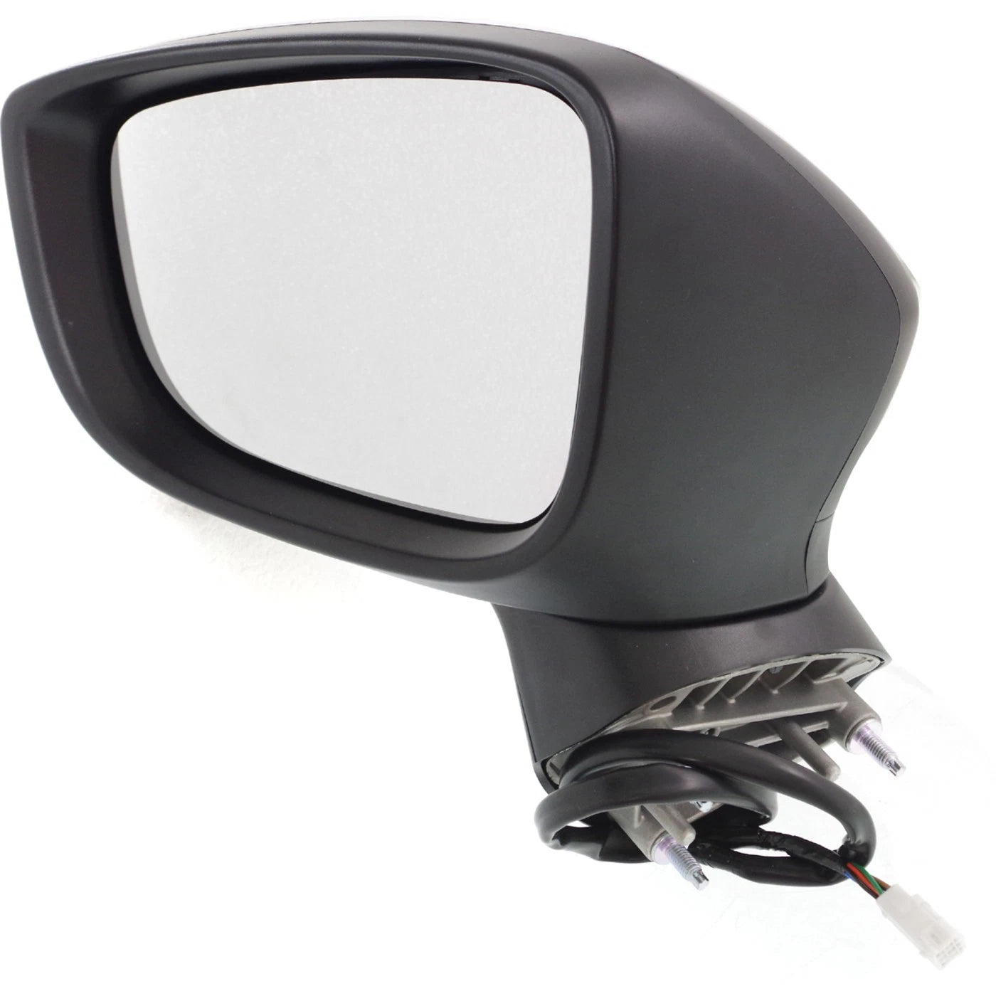 Power Heated Turn Signal Black Smooth Mirror LH for Mazda 3