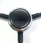 Steering Wheel Replacement Black 3 Spoke for 1967–1968 Chevrolet Pickup
