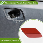 Red Front Right Washer Nozzle Cover Cap for BMW 320i (2013 - 2018)