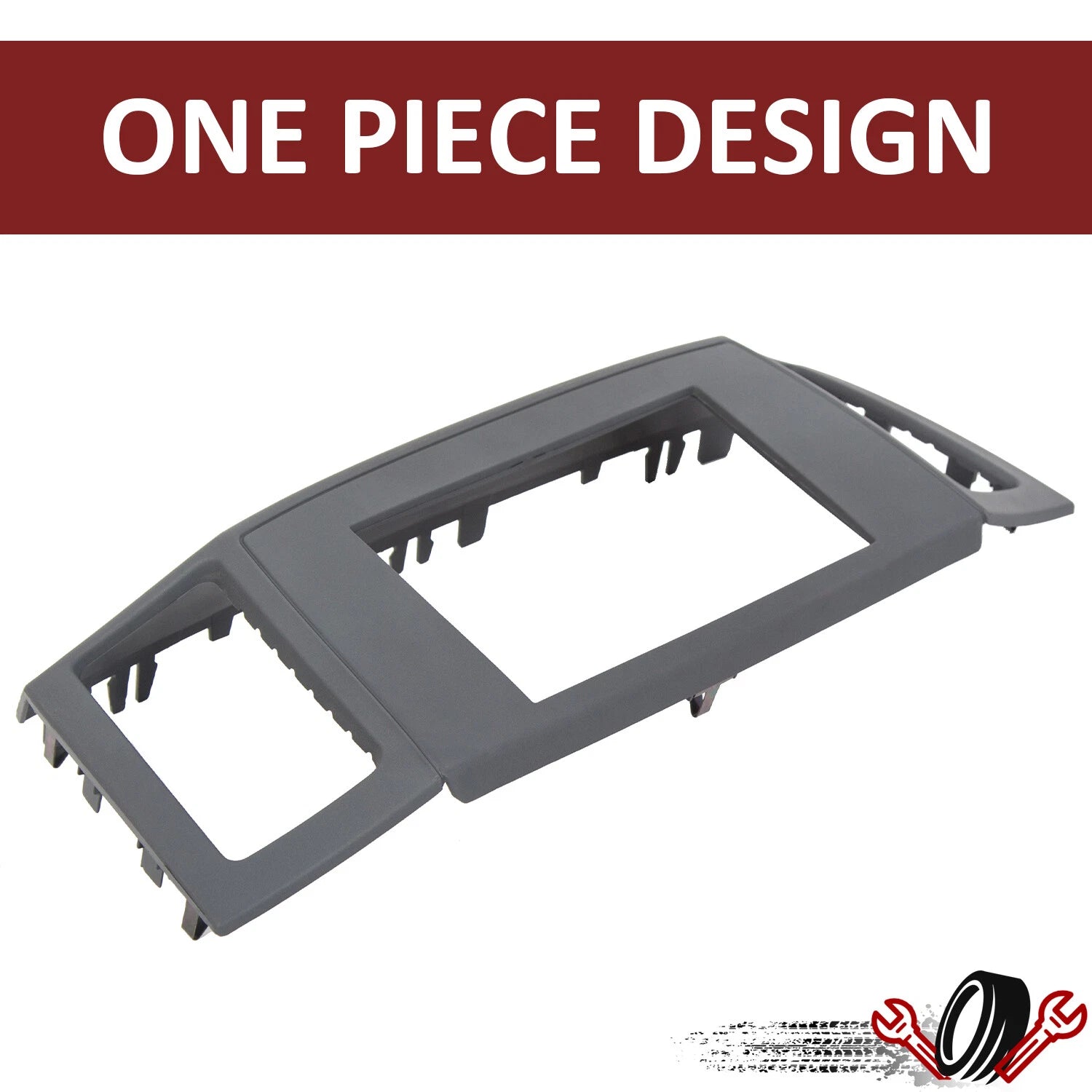 Double Din Radio Dash Install Kit for Jeep Grand Cherokee (2005–2007)
