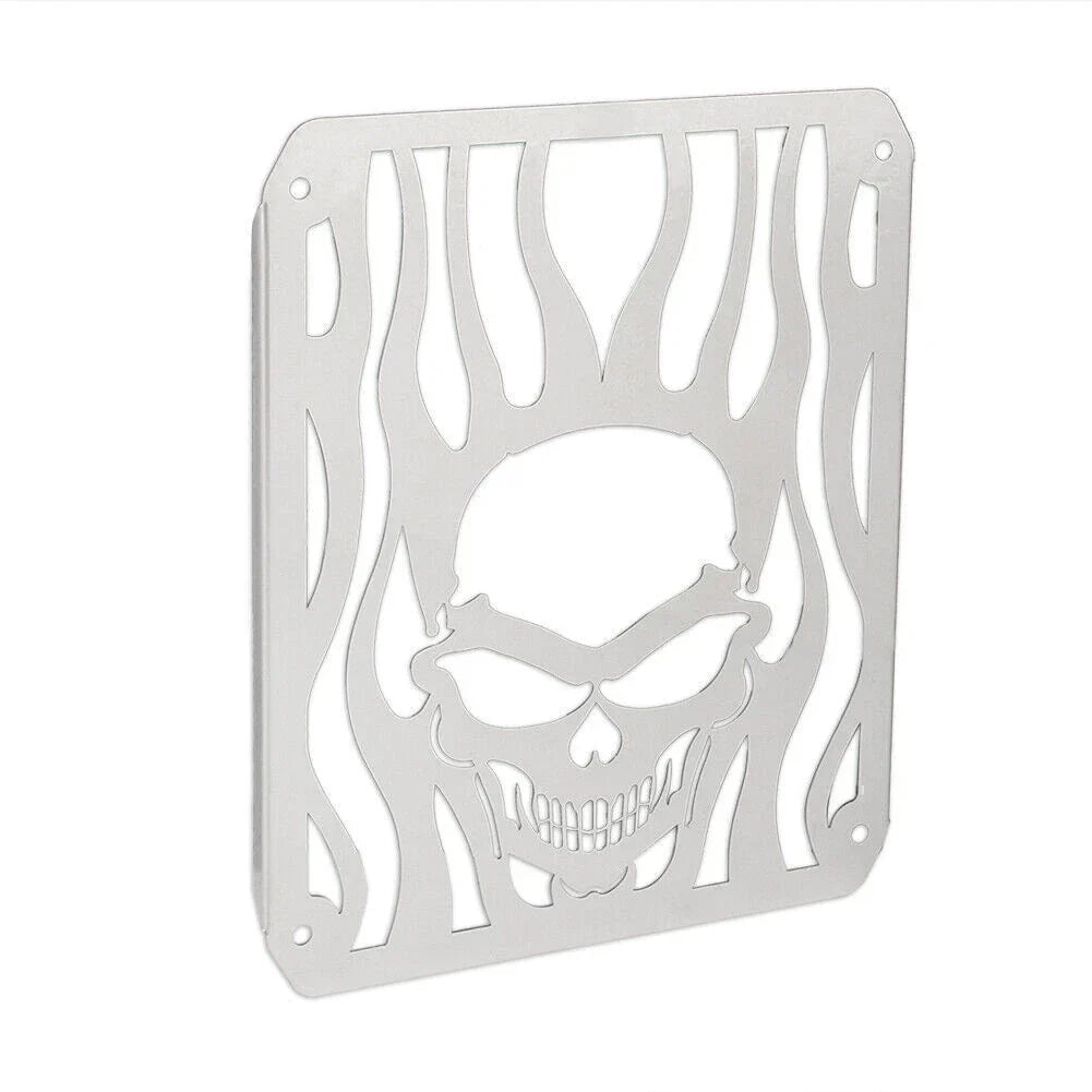 Skull Stainless Radiator Grill Guard Cover for Kawasaki Vulcan VN400/800 (95-06)