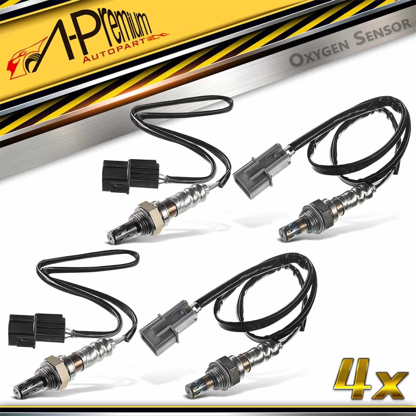 Set of 4 O2 Oxygen Sensors for Kia Sorento (2003–2006)