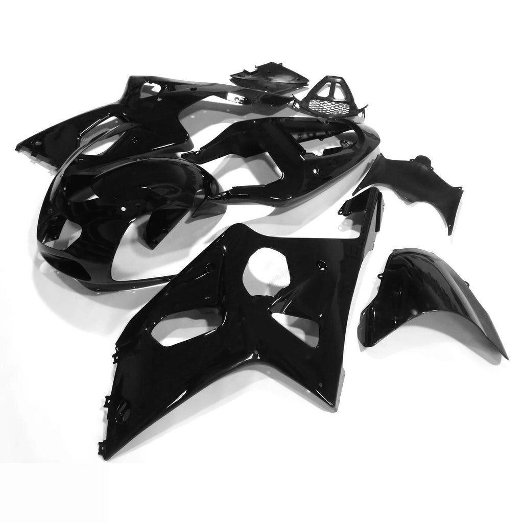 Fairing Kit for Suzuki GSXR1000 (2000–2002) - Glossy Black ABS Injection