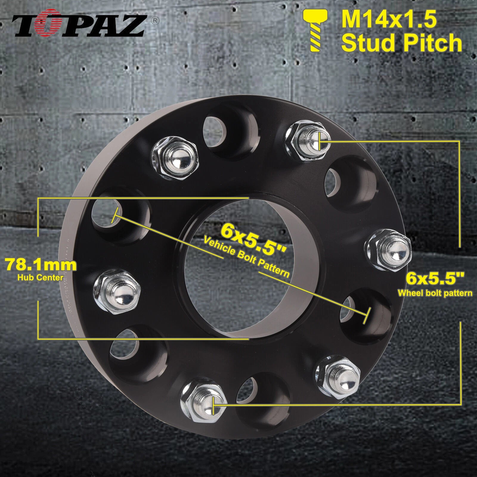 2X 2" Wheel Spacers for Chevy Silverado (1999-2016)