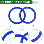Set of 5 Oil Seal Rotary Shaft Seal 53x63x6.5mm High Pressure for Automotive
