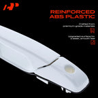 2X Front Painted White Door Handle for Chevy Silverado GMC Cadillac