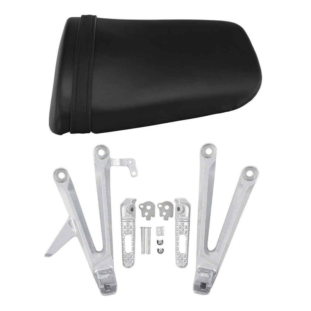 Passenger Seat & Footpeg Footrest Bracket Kit for Honda CBR1000RR (2004–2007)
