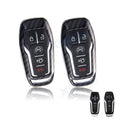 Carbon Pattern Key Fob Cover for Ford Mustang Explorer F-150 (2 Pieces)
