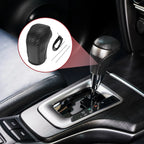 1 Pc Gear Shift Knob Cover for Hyundai Tucson (2015–2018) Black Faux Leather