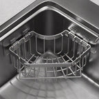Stainless Steel Corner Rack for Cleaning Supplies (No Tools Needed)
