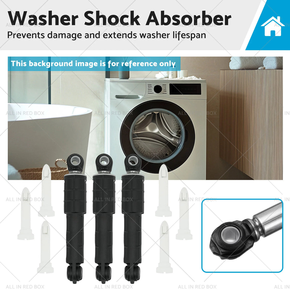 3 Pack Shock Absorber Washer for LG Kenmore 383EER3001S 383EER3001V