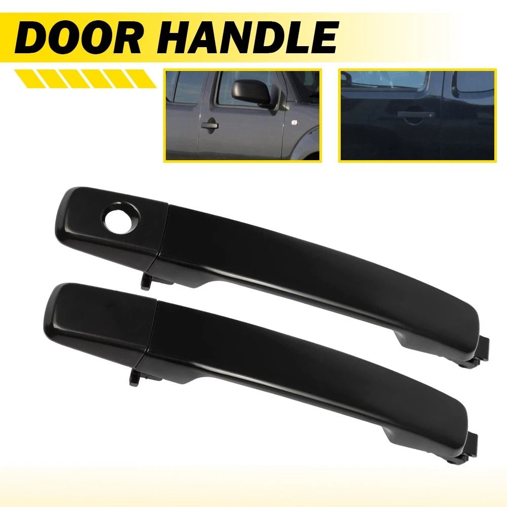 L+R Front Exterior Door Handle for Nissan Frontier (2005–2008) Xterra (2005–2015)
