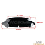 ABS Windshield for Harley Electra Glide, Street Glide, Ultra Limited (2014-2023)