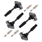 Set of 4 Ignition Coils & Iridium Plugs for Chevy Equinox 2.0L GMC Terrain