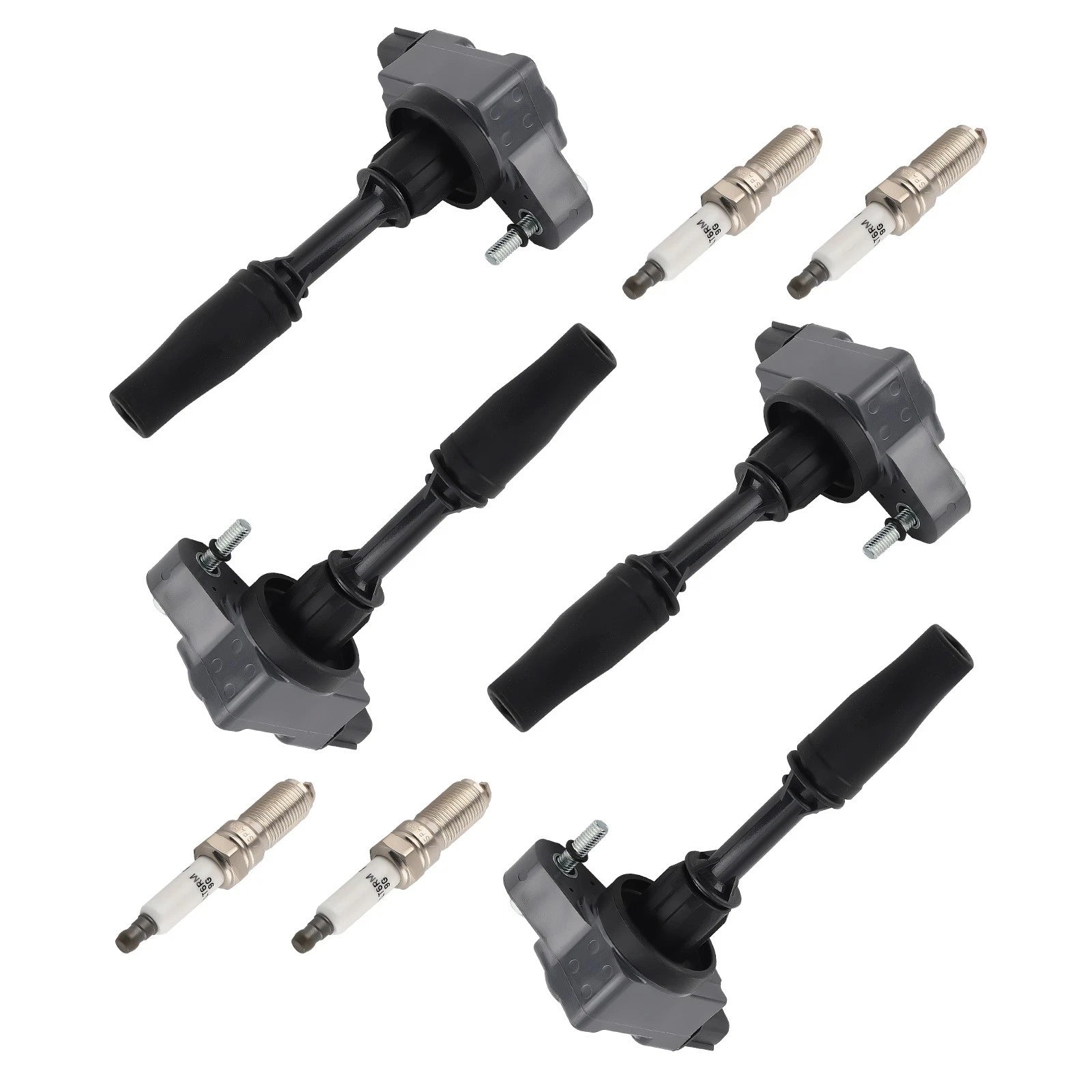 Set of 4 Ignition Coils & Iridium Plugs for Chevy Equinox 2.0L GMC Terrain