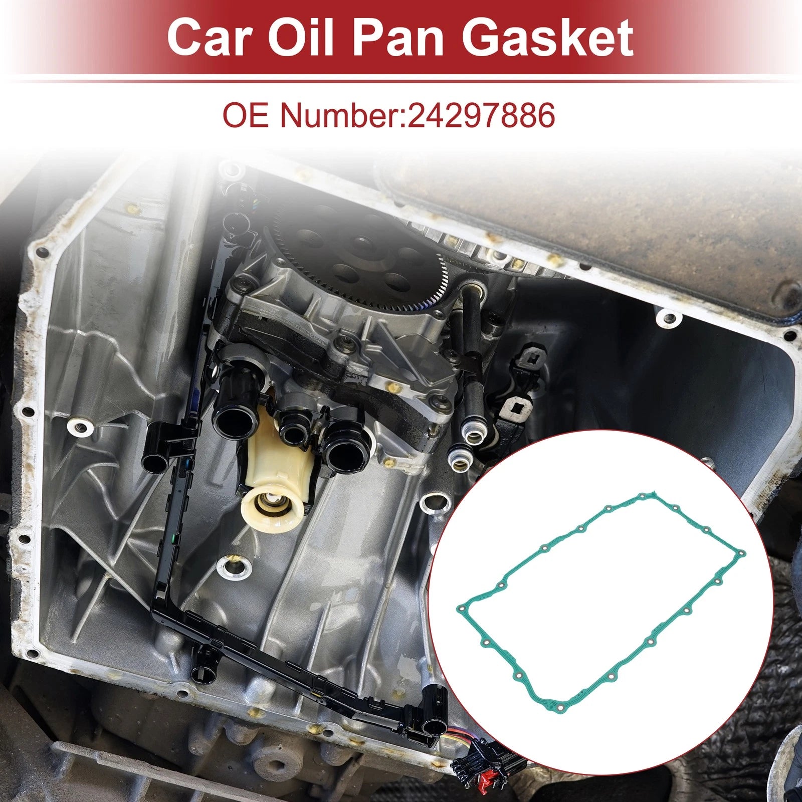 Oil Pan Gasket for Cadillac CT4 (2020–2024), Escalade (2018–2024) - No.24297886