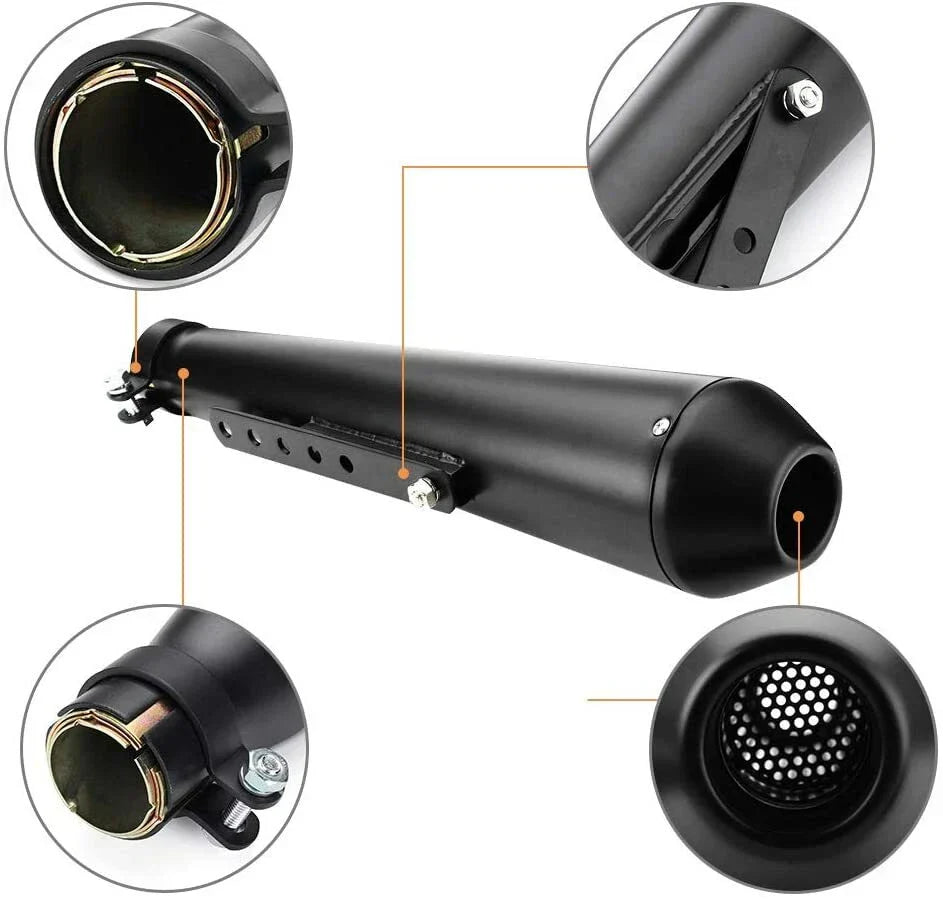 Universal Motorcycle Exhaust Pipe Muffler Bracket for Cafe Racer