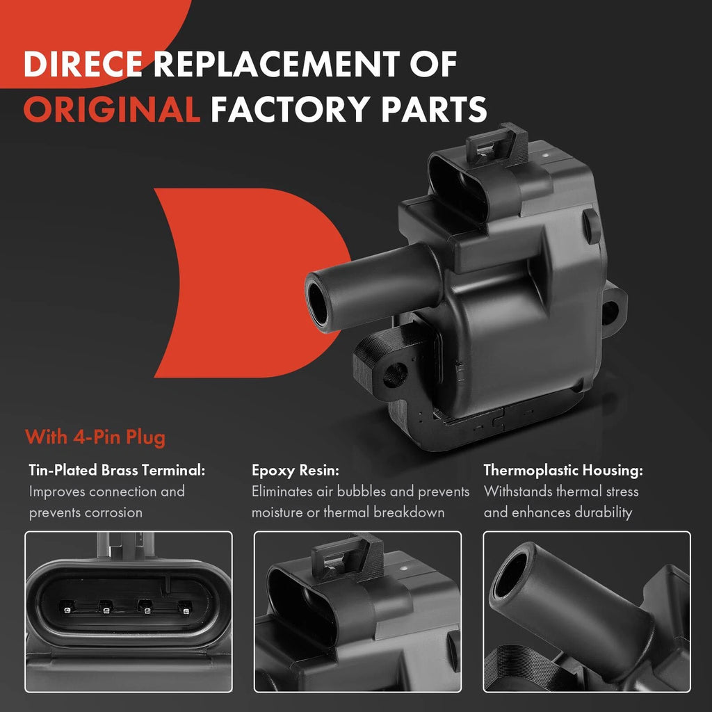 8x Ignition Coils, Iridium Spark Plugs & Wires for Chevrolet (2007–2014)