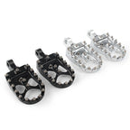Wide Foot Pegs for Harley Dyna Sportster Iron 883 Fatboy (2000–2023)