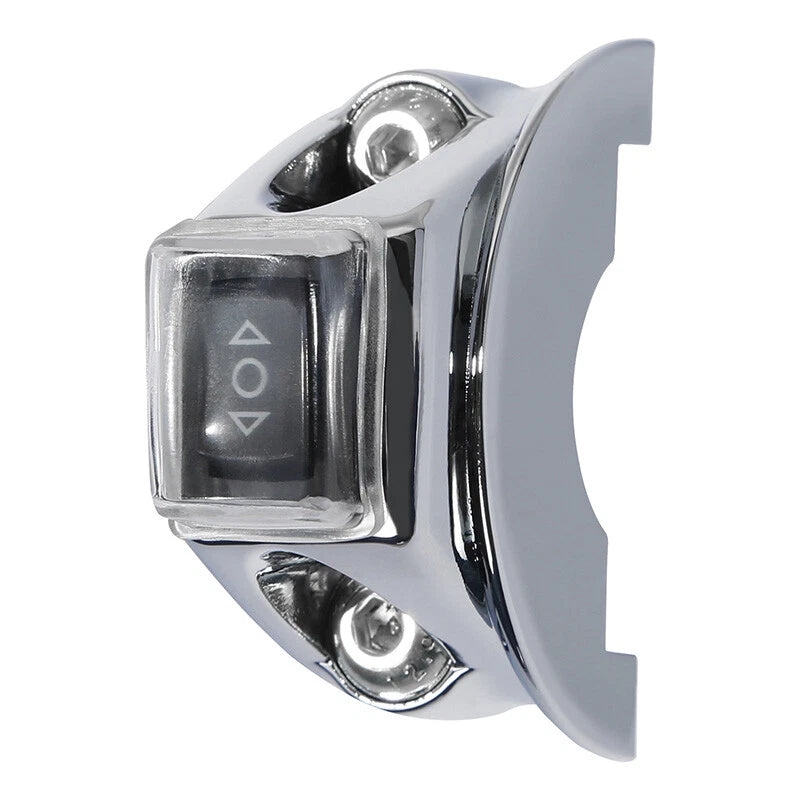Chrome Clutch Bracket Switch ON/OFF for Harley Touring Sportster Dyna