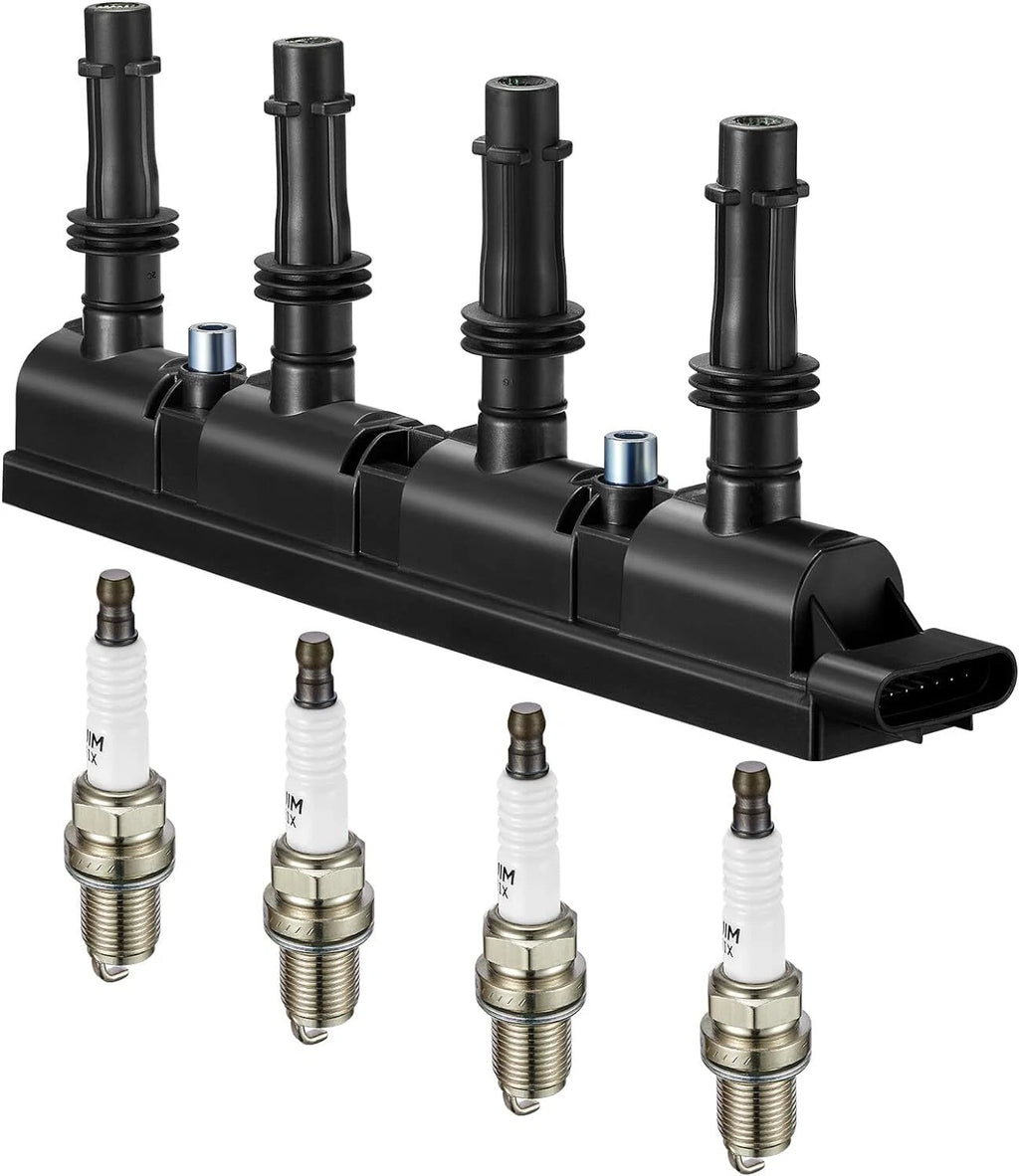 Set of 4 Ignition Coils & Spark Plugs for Buick Encore (2013–2019)