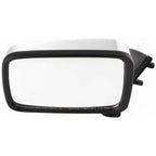 Manual Mirror for Nissan D21 (1986–1994) Left Black Base Chrome