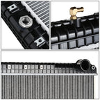 2-Row Aluminum Radiator for Freightliner FLD120SD/Sterling L9500 (2008–2012)