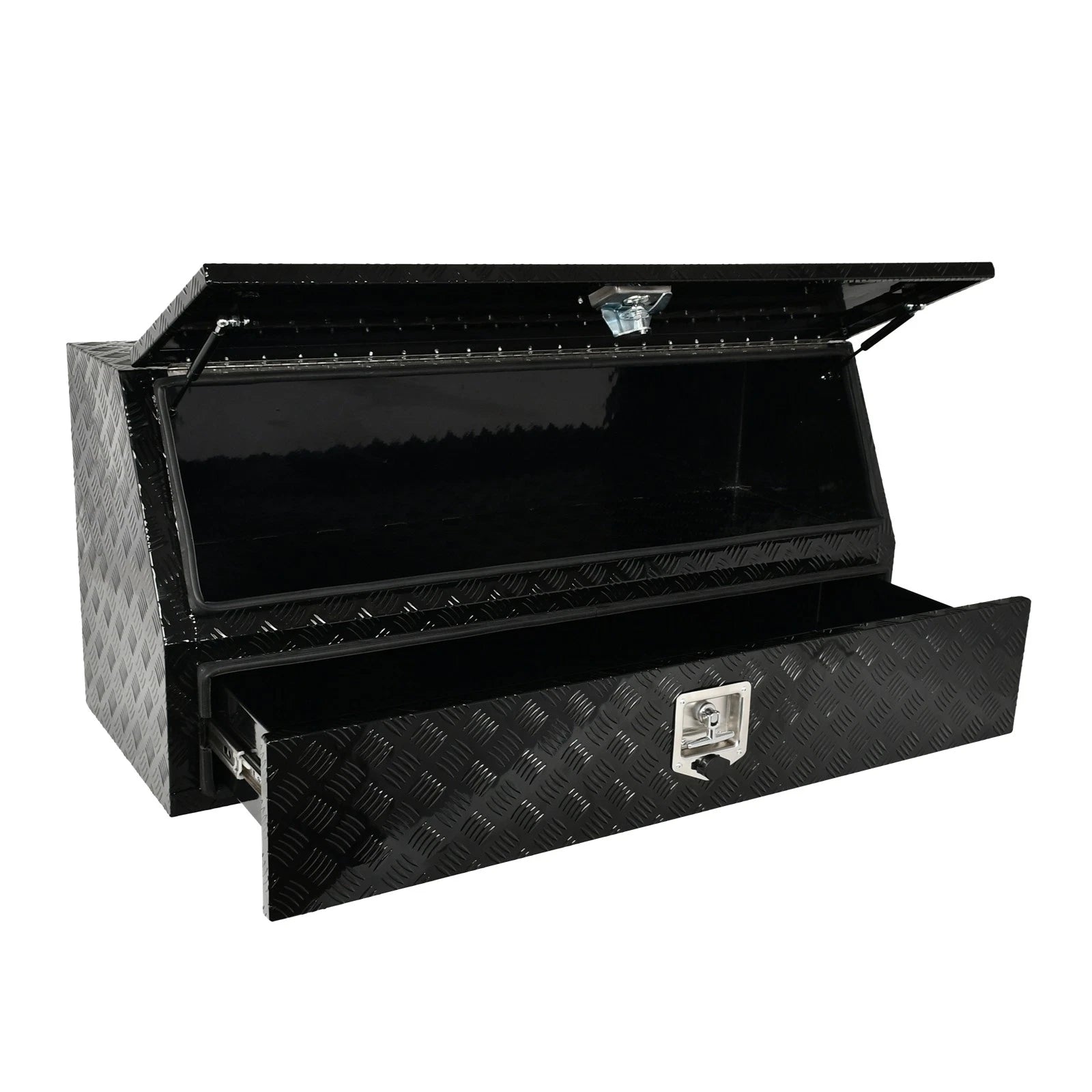 Underbody Tool Box with Drawer & Lock for Pickup Truck (48"x18"x21")
