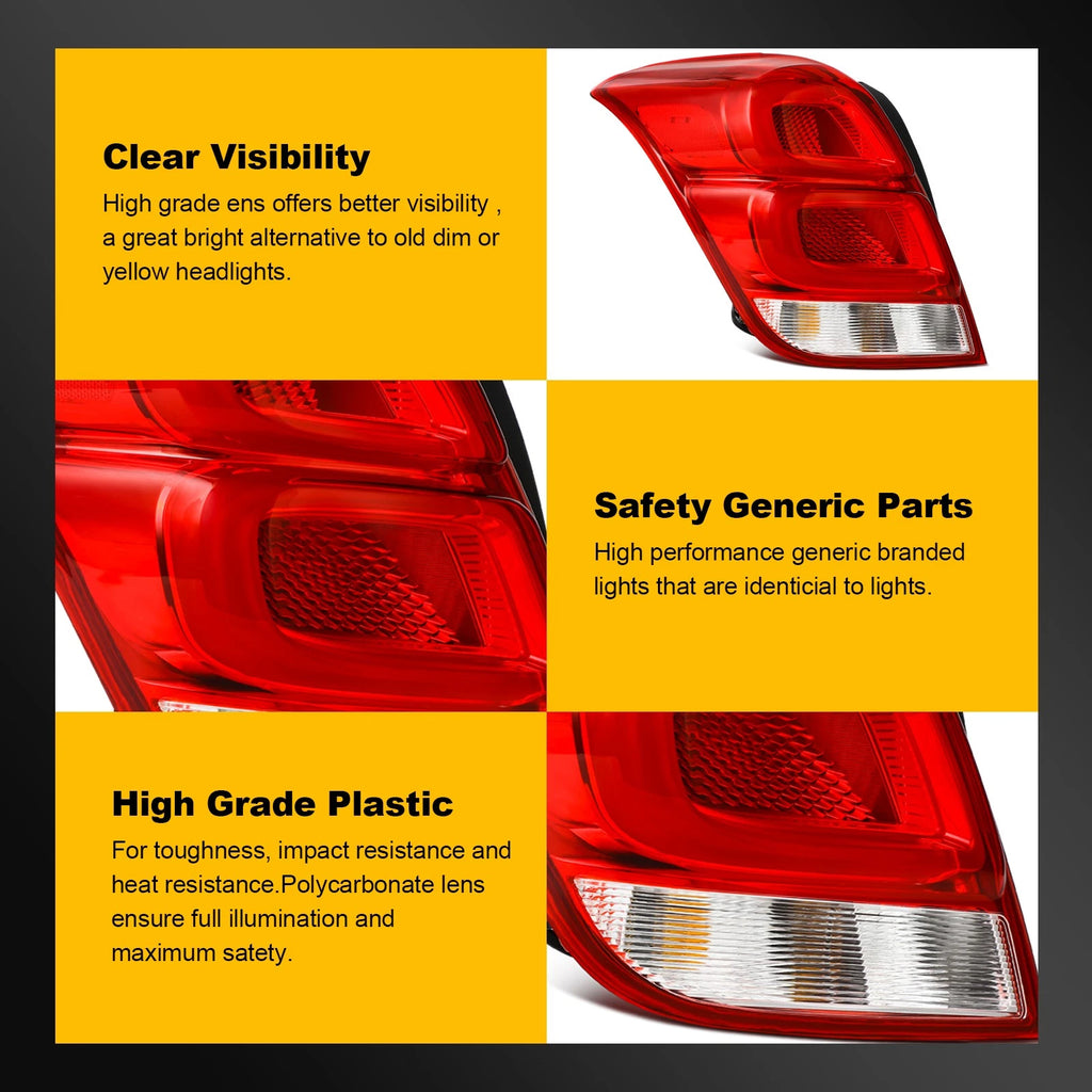 Pair LED Tail Lights for Chevrolet Trax (2017–2022)